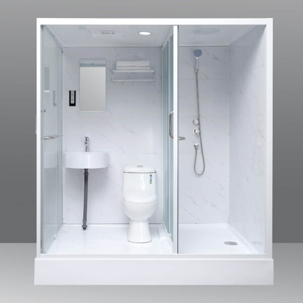 Prefab Modular Bathroom Toilet & Shower Kit