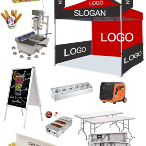 Golden Twist Churro Food Stand Package