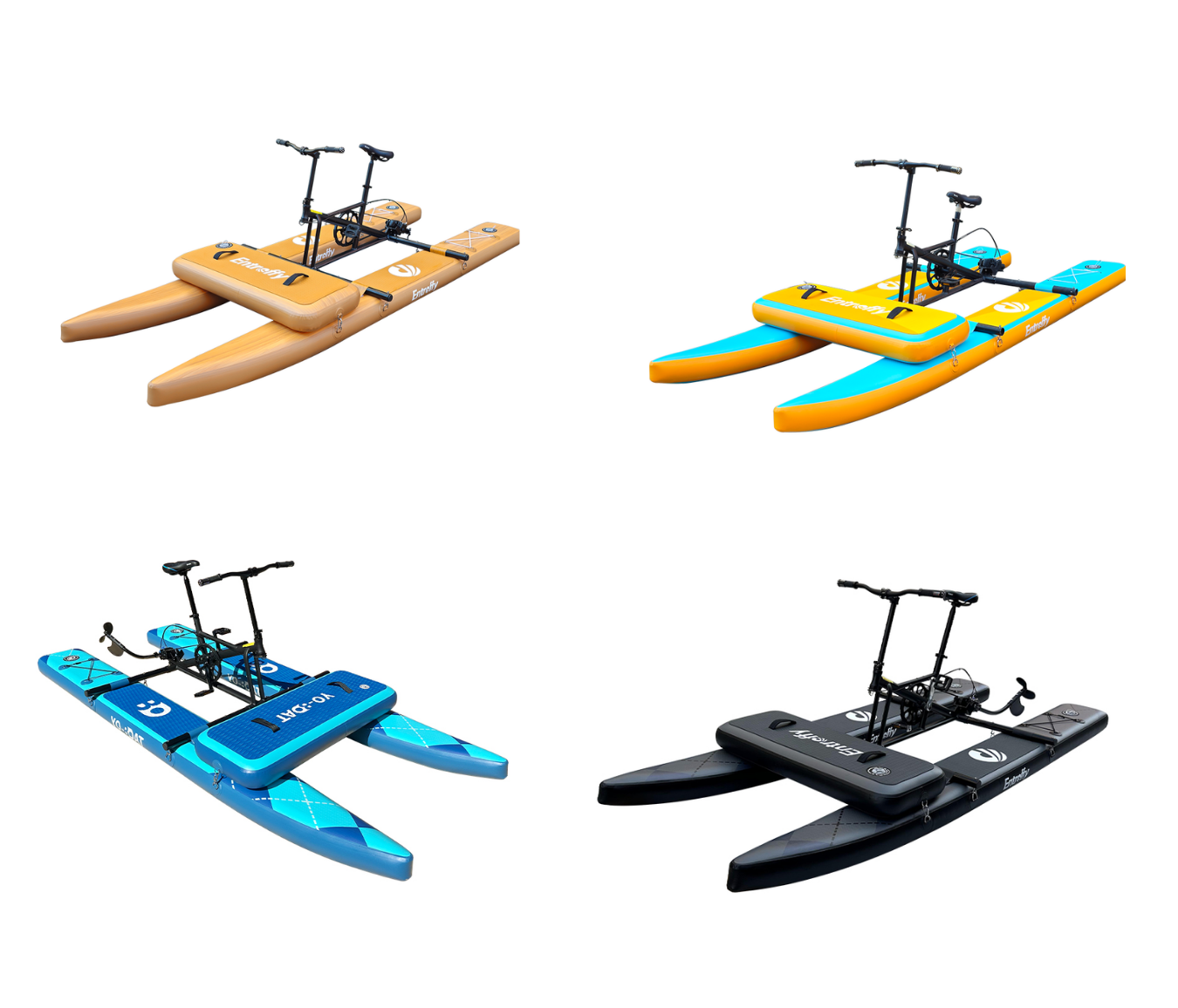 Inflatable Sea Bike Water Cycle – Heavy Duty Floating Pedal Bike - Image 11