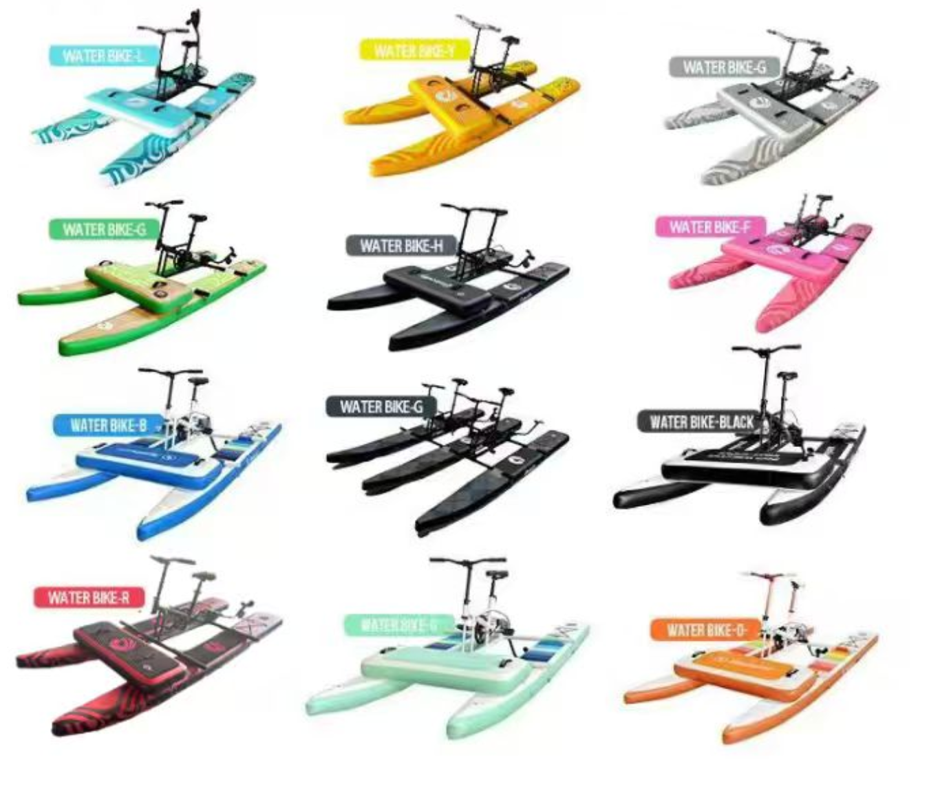 Inflatable Sea Bike Water Cycle – Heavy Duty Floating Pedal Bike - Image 2